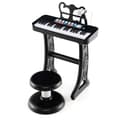 Miniatyrbillede 1 af 8: Børne klaver keyboard, 16,1"x9"x17,9", Sort