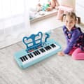 Miniatyrbillede 3 af 8: Børneklaver Keyboard, 16.1"x9"x17.9", Blå