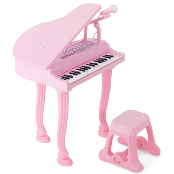 Børneklaver, 37 tangenter, 18.5x14.5x27.5 tommer, Pink