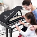 Miniatyrbillede 2 af 8: Børneklaver Keyboard, 31 tangenter, 14x12x21.5 tommer, Sort