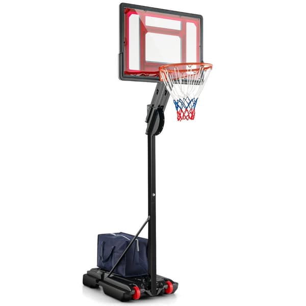 Basketbollställning, 105-260 cm, Svart