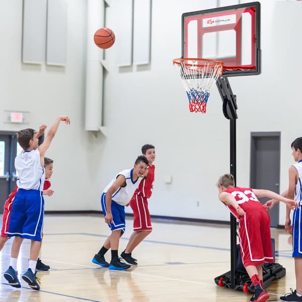 Basketbollställning, 105-260 cm, Svart