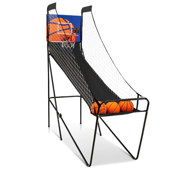 Arkad basketbollspel, 208x62x207 cm, Svart