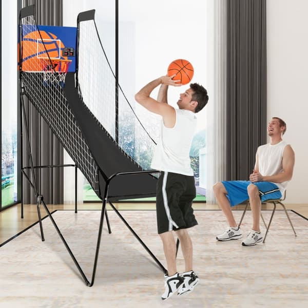 Arkad basketbollspel, 208x62x207 cm, Svart