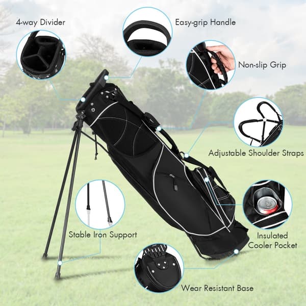 Golf-laukku, 25.4x17.78x88.9 cm, sininen