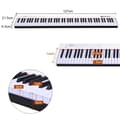Miniatyrbild 4 av 8: Digitalpiano, 127x21.5x6.5 cm, Svart Vit