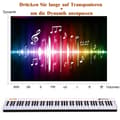 Miniatyrbild 5 av 8: Digitalpiano, 127x21.5x6.5 cm, Svart Vit