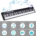 Miniatyrbild 4 av 8: Digitalt piano keyboard, 127x21.5x6.5 cm, Svart/Vit