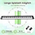 Miniatyrbild 7 av 8: Digitalpiano, 137x16.5x5 cm, Svart och Vit
