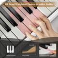 Miniatyrbild 4 av 8: Digitalpiano med tangentbord, 126x30x22,5 cm, Svart