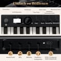 Miniatyrbild 5 av 8: Digitalpiano, Klaviatur, 126x30x22,5 cm, Svart