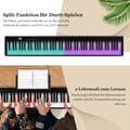 Miniatyrbild 2 av 8: Digitalpiano, Klaviatur, 126x30x22,5 cm, Svart
