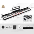 Miniatyrbild 3 av 5: Elektroniskt piano, 126x21x7 cm, Svart