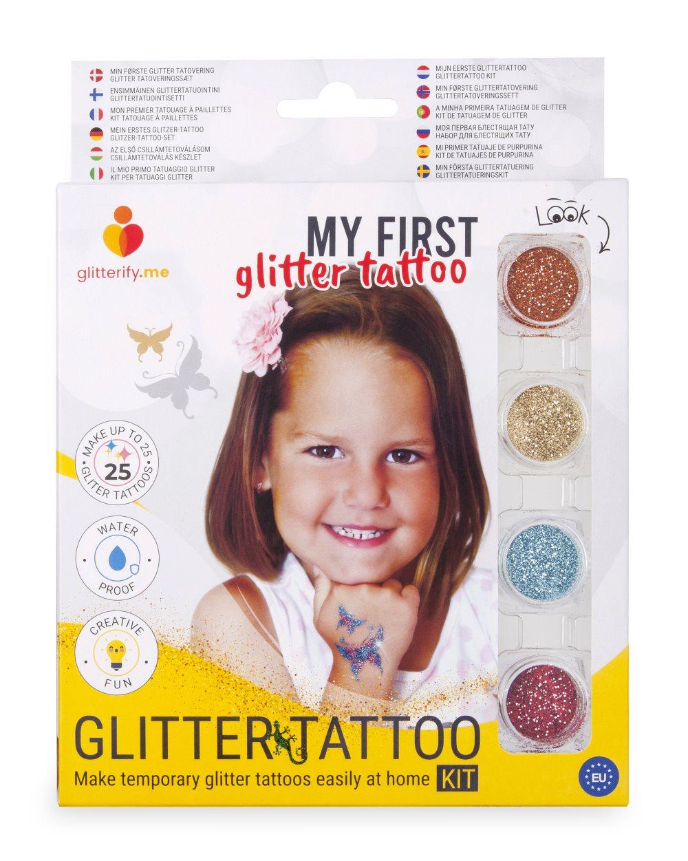 Min första glittertatuering - Glittertatueringskit