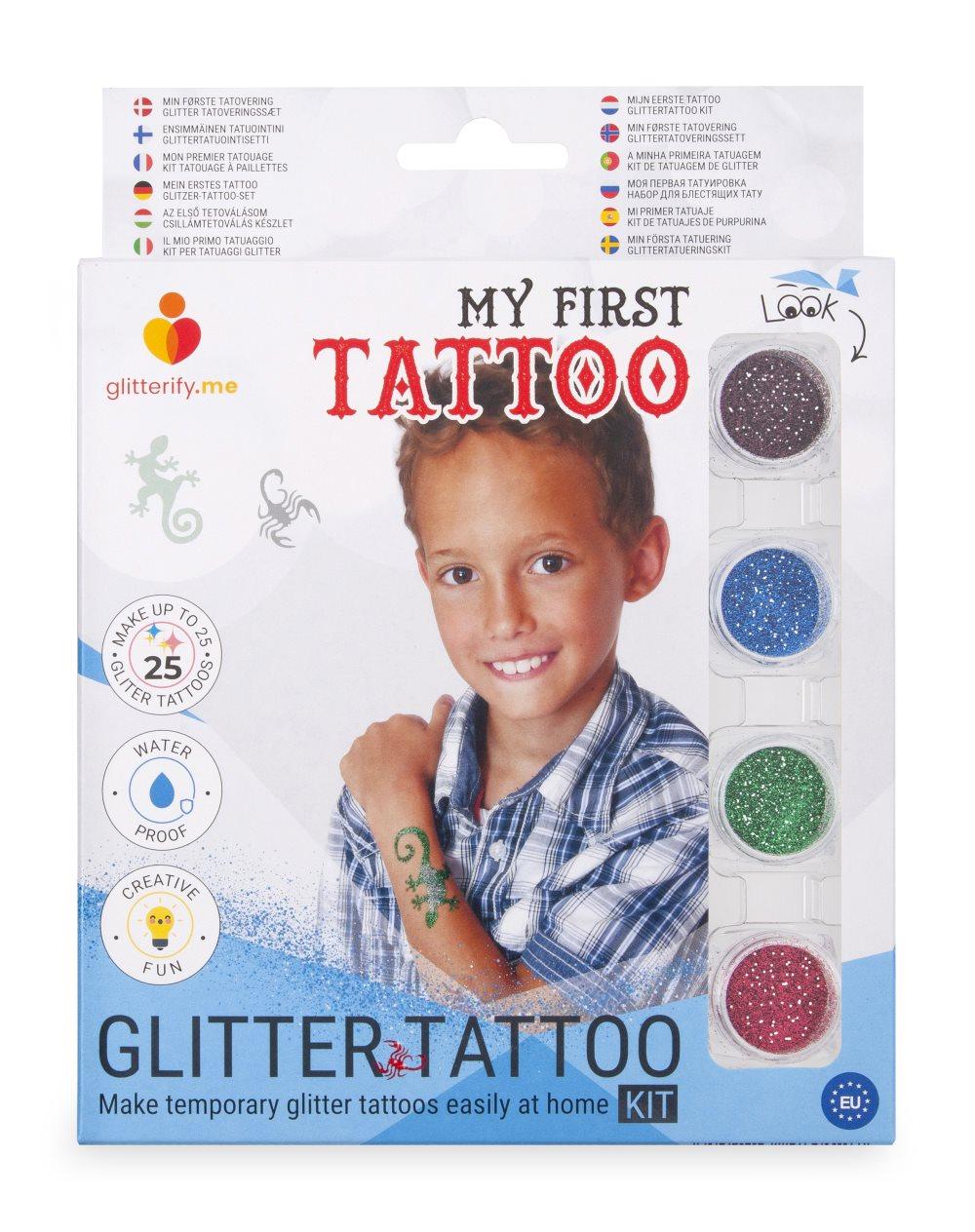 Min första tatuering - Glittertatueringskit