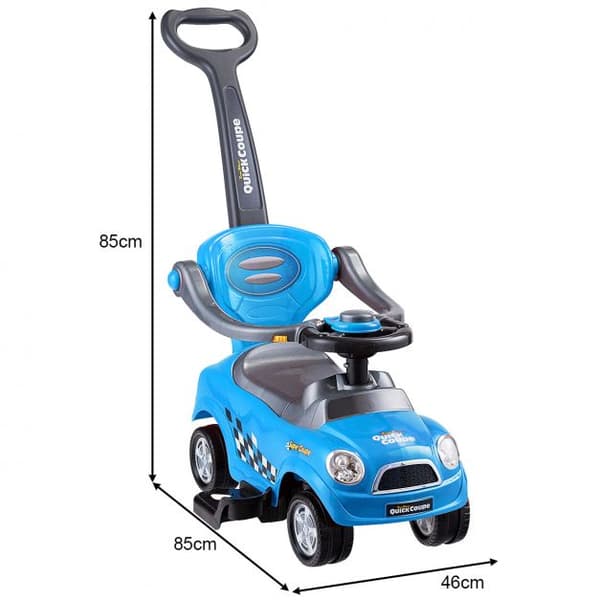 Ride on Auto, 85x46x85 cm, Sininen