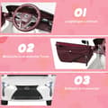 Pikkukuva 4 / 8: Lasten sähköauto, Lexus LC500, 107x60.5x43 cm, Musta