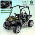 Pikkukuva 3 / 8: Lasten sähköauto, 116x68x85 cm, Musta + Maastokuvio