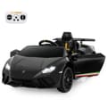 Pikkukuva 3 / 8: Lasten sähköauto, Lamborghini 12V, 118.5x63x48 cm, vaaleanpunainen