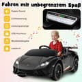Pikkukuva 5 / 8: Lasten sähköauto, Lamborghini 12V, 118.5x63x48 cm, vaaleanpunainen