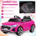 Pikkukuva 1 / 8: Sähköauto lapsille, Audi SQ8, 98x49x43 cm, Musta