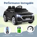 Miniatyrbillede 7 af 8: Elektrisk bil til børn, Audi SQ8, 98x49x43 cm, Sort