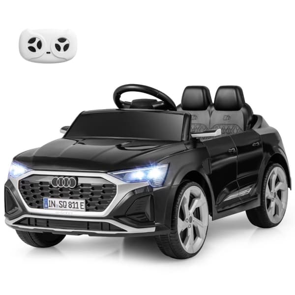 Elektrisk bil til børn, Audi SQ8, 98x49x43 cm, Sort