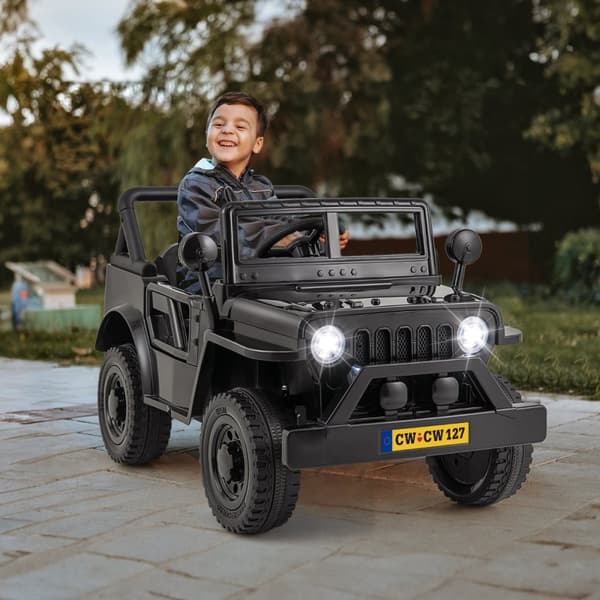 Sähköauto lapsille, 102.5x64x59.5 cm, Musta