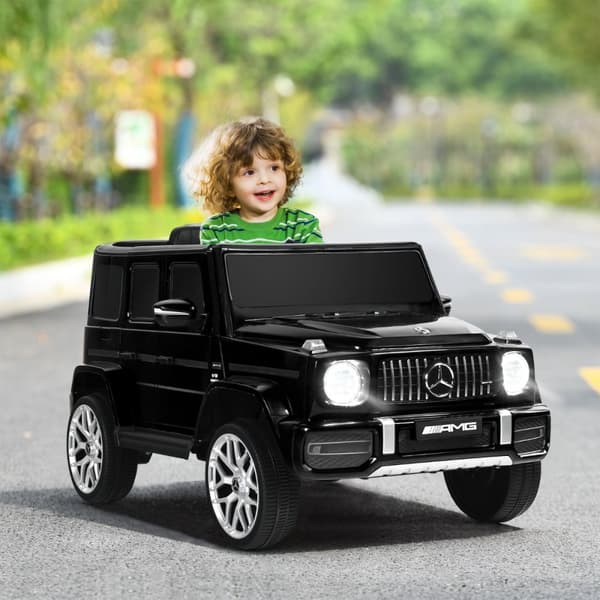 Sähköauto lapsille, Mercedes Benz, 105.5x62x54.5 cm, Musta