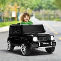 Pikkukuva 4 / 8: Sähköauto lapsille, Mercedes Benz, 105.5x62x54.5 cm, Musta