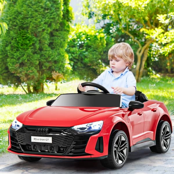 Lasten sähköauto, Audi RS, punainen
