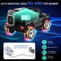 Pikkukuva 4 / 8: Lasten sähköauto, 12V 9AH 4WD, 121x74x62 cm, Musta
