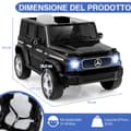 Pikkukuva 1 / 8: Lasten sähköauto, 12V 9AH 4WD, 121x74x62 cm, Musta