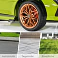 Pikkukuva 7 / 8: Lasten sähköauto, 12V Lamborghini kauko-ohjaimella, 108x64x41 cm, Vihreä