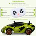 Pikkukuva 1 / 8: Lasten sähköauto, 12V Lamborghini kauko-ohjaimella, 108x64x41 cm, Vihreä