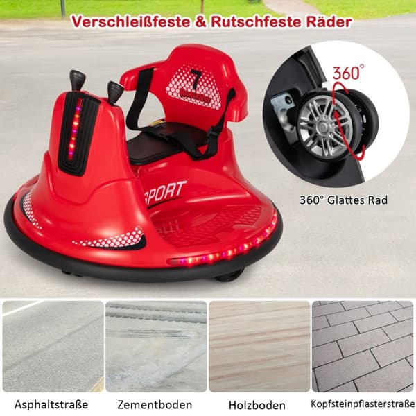 Lasten puskuriauto, 66,5x66,5x47,6 cm, pinkki