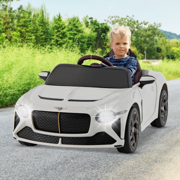 Lasten sähköauto, Virallisesti lisensoitu Bentley Bacalar, 108x65x45 cm, Musta