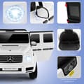Pikkukuva 1 / 8: Sähköauto lapsille, Mercedes Benz G500, 67x114x53.5 cm, valkoinen