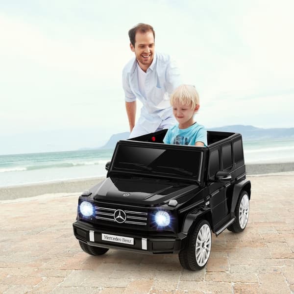 Sähköauto, Mercedes Benz G500, 67x114x53.5 cm, Musta
