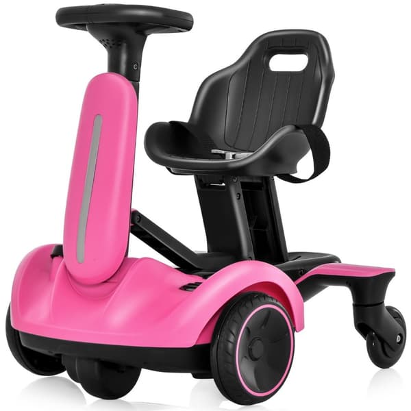 Sähkökäyttöinen Drift-auto, 85x45x55 cm, Pinkki