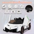 Pikkukuva 4 / 8: Sähköauto lapsille, Lamborghini kaukosäätimellä, 111x61x45 cm, Musta