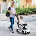 Pikkukuva 2 / 8: Kävely-leikkiauto vaunukärry, Lamborghini, 37x17x33 tuumaa, valkoinen