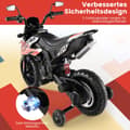 Pikkukuva 5 / 8: Lasten sähkömoottoripyörä, Aprilia, 106,5x56x80 cm, punainen