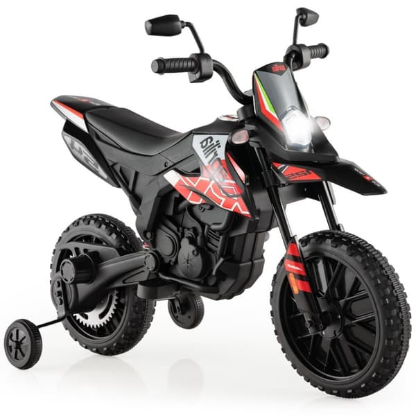 Lasten sähkömoottoripyörä, Aprilia, 106,5x56x80 cm, punainen