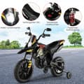 Pikkukuva 1 / 8: Lasten sähkömoottoripyörä, Aprilia, 106.5x56x80 cm, Musta