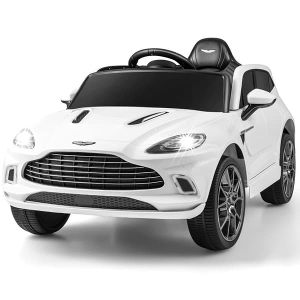 Lasten sähköauto, 12V Aston Martin DBX, 106x62x51.5 cm, pinkki