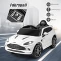 Pikkukuva 8 / 8: Lasten sähköauto, 12V Aston Martin DBX, 106x62x51.5 cm, pinkki