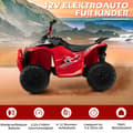 Pikkukuva 2 / 8: Sähköinen lasten quad, 12V, 96x58x70 cm, punainen