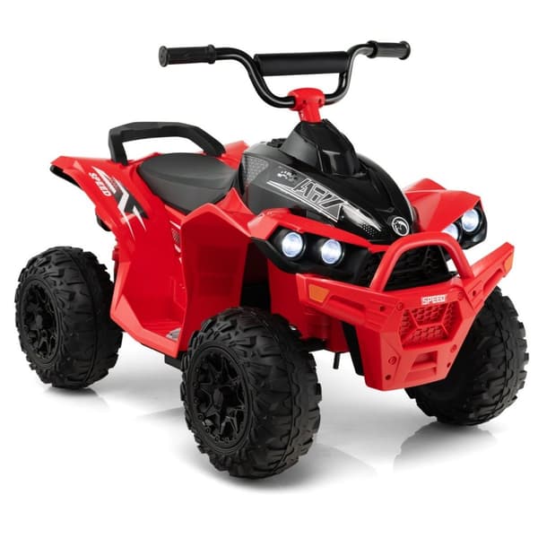 Sähköinen lasten quad, 12V, 96x58x70 cm, punainen