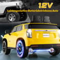 Pikkukuva 1 / 8: Lasten sähköauto, Chevrolet, 68x104x53 cm, Keltainen